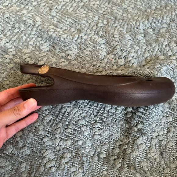 Crocs sling back ballet flat waterproof durable women’s size 8 brown casual - Picture 5 of 6